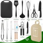 Wesqunie Portable Camping Cookware Utensils Set