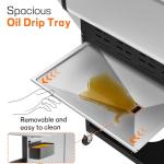 Veralune 4 Burner Gas Grill with Infrared Side Burner