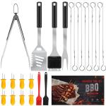 Complete BBQ Tool Set with 4-in-1 Spatula