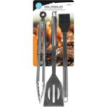 3 Piece Stainless Steel BBQ Tool Set