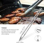 8-Piece Stainless Steel BBQ Grill Tool Set