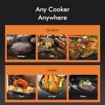 Wireless Meat Thermometer with Thin Probe and Bluetooth