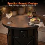 BALI OUTDOORS 30-Inch Propane Fire Pit Table