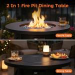 BALI OUTDOORS 30-Inch Propane Fire Pit Table