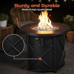 BALI OUTDOORS 30-Inch Propane Fire Pit Table