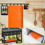 36" Silicone Griddle Mat for Easy Grill Cleaning