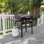 Blackstone 28-Inch XL Griddle with Hood and Shelves