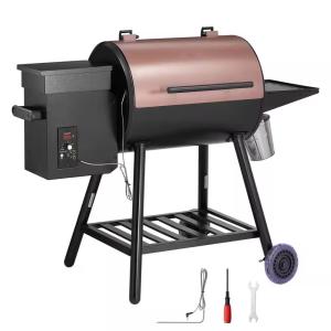 8-in-1 Wood Pellet Grill Smoker for BBQ