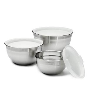 Cuisinart Stainless Steel Mixing Bowls with Lids
