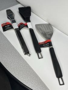 3-Piece Stainless Steel Grill Tool Set