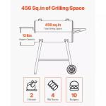 8-in-1 Wood Pellet Grill Smoker for BBQ