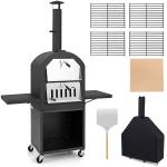 Outdoor Pizza Oven with Cover and Thermometer
