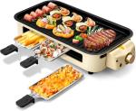 1500W Non-Stick 2-in-1 Electric Indoor Grill