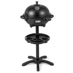 Electric Indoor Outdoor Grill with Non-Stick Plate
