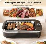 1500W Indoor Smokeless Electric BBQ Grill