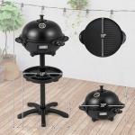 Electric Indoor Outdoor Grill with Non-Stick Plate