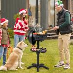 Electric Indoor Outdoor Grill with Non-Stick Plate