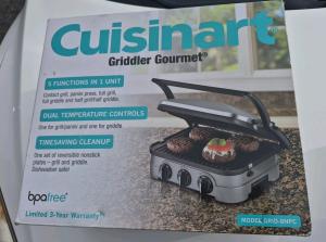 Cuisinart Griddler Gourmet Panini Press and Grill