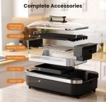 1500W Indoor Smokeless Electric BBQ Grill