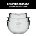 Cuisinart Stainless Steel Mixing Bowls with Lids