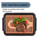 Complete Cuisine Smokeless Indoor Grill with Adjustable Temp