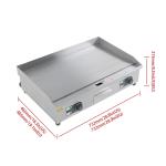 30" Stainless Steel Electric Flat Top Grill