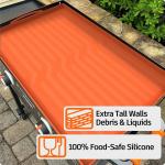 36" Silicone Griddle Mat for Easy Grill Cleaning
