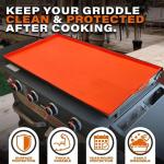 36" Silicone Griddle Mat for Easy Grill Cleaning