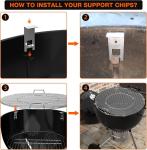 Onlyfire Stainless Steel Rotisserie & Pizza Kit