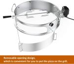 Onlyfire Stainless Steel Rotisserie & Pizza Kit