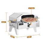 Razorri Comodo Portable Gas Pizza Oven 2-in-1