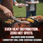 Del Bravo Charcoal Briquettes - Natural, Easy Lighting Fuel