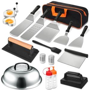 18-Piece Griddle Accessories Kit for Grilling