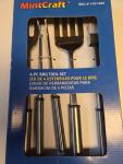 MintCraft 4-Piece Stainless Steel BBQ Tool Set