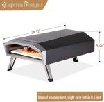 Portable Propane Gas Pizza Oven for Grilling