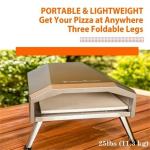 Portable Propane Gas Pizza Oven for Grilling