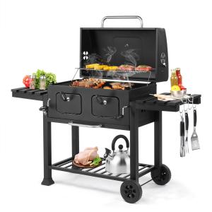 Heavy-Duty Oversized Charcoal Grill for Backyard