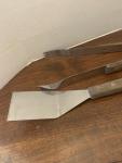 Stainless Steel Grilling Spatula and Tongs Set