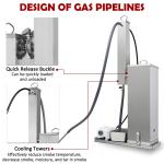 Minneer 10L Stainless Steel Cold Smoke Generator