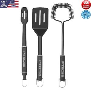 Stainless Steel 3-Piece BBQ Grill Tool Set