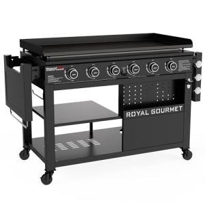 Royal Gourmet 6-Burner Gas Grill Griddle