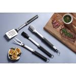 Stainless Steel BBQ Grill Tool Set - 4 Pieces