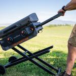 Blackstone Portable Scissor Leg 2-Burner Griddle