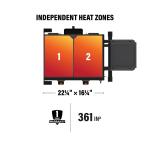 Blackstone Portable Scissor Leg 2-Burner Griddle