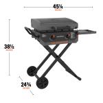 Blackstone Portable Scissor Leg 2-Burner Griddle