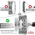 Ceramic Grill Brush and Scraper - Safe and Effective