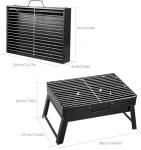 Portable Folding Charcoal Grill for Outdoor Fun