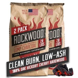 Rockwood Hardwood Lump Charcoal Blend – 20lbs
