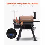 8-in-1 Pellet Grill Smoker with LCD Screen