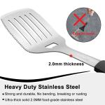 POTWIY BBQ Grill Tools Set with Spatula and Tongs